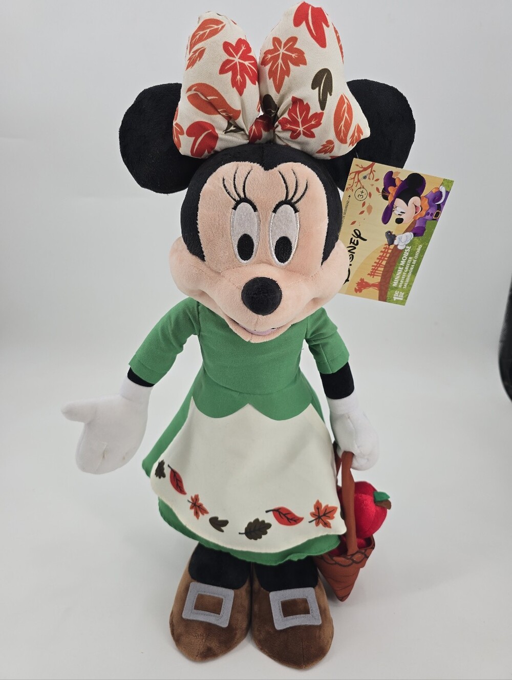 Disney Minnie Mouse 19" Fall Harvest Greeder NWT